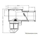 Quiptron Skimmer Box Extension Throat Quiptron Skimmer Box Extension Throat